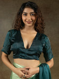 Astonishing Light Green Chiffon Bollywood Pre-Stitched Saree