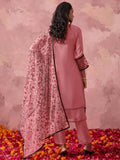 Attractive Pink Thread Embroidery Party Wear Pant Suit - Ethnic Plus In