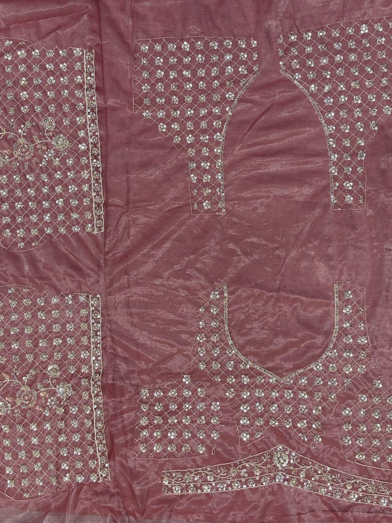 Awesome Pink Thread Work Net Wedding Wear Lehenga Choli - Ethnic Plus In