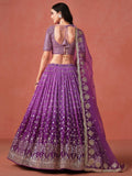 Charming Purple Sequins Work Wedding Wear Lehenga Choli - Ethnic Plus In