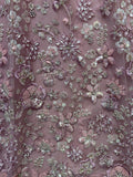 Charming Rose Pink Zari Embroidered Net Designer Lehenga Choli - Ethnic Plus In