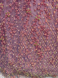 Alluring Lavender Net Zircon Work Lehenga Choli With Dupatta