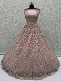 Gorgeous Pink Thread Embroidered Lehenga Choli - Ethnic Plus In