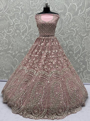 Gorgeous Pink Thread Embroidered Lehenga Choli - Ethnic Plus In