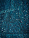 Incredible Teal Blue Sequins Net Engagement Wear Lehenga Choli - Ethnic Plus In