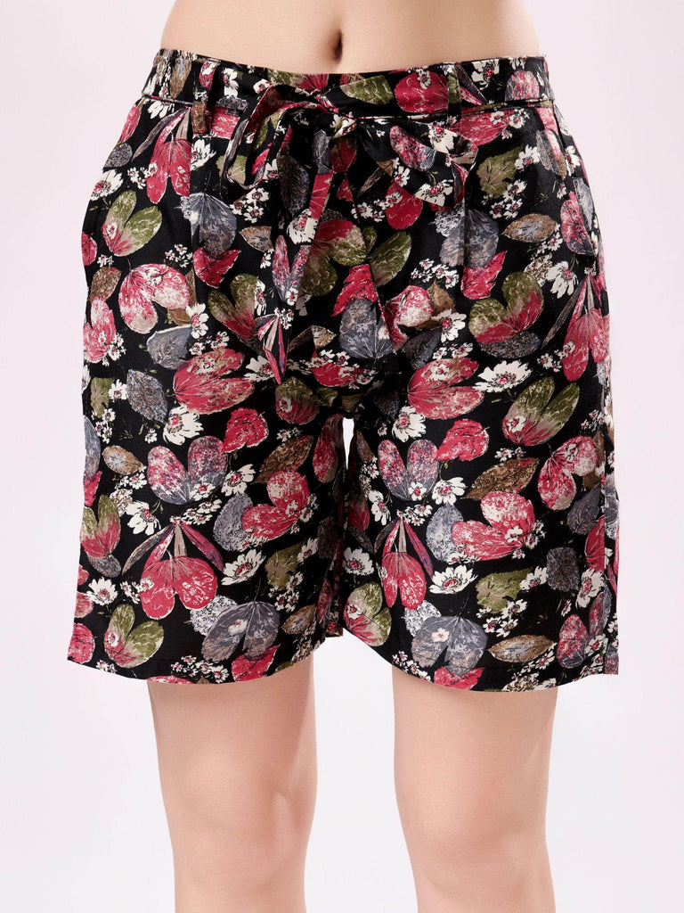Fascinating Black Digital Printed Cotton Western Co-Ord Set