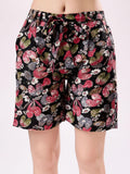 Fascinating Black Digital Printed Cotton Western Co-Ord Set