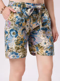 Mesmerizing Multi-Color Floral Printed Cotton Short Co-Ord Set