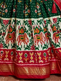 Marvelous Green Patola Printed Silk Traditional Lehenga Choli