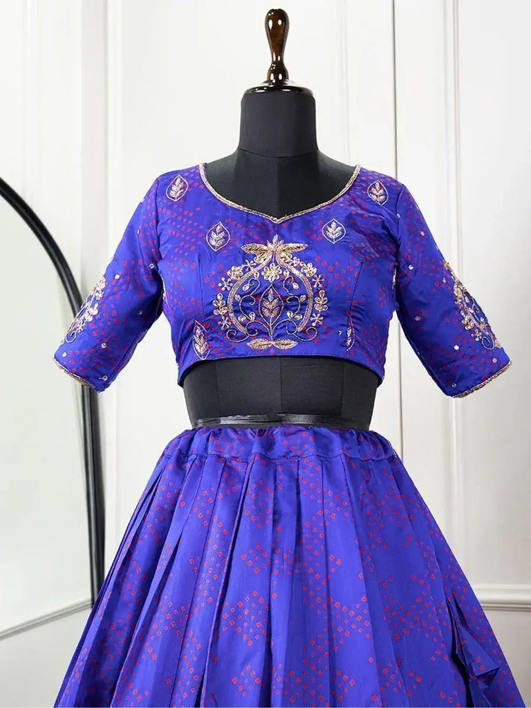 Exquisite Blue Woven Paithani Silk Wedding Wear Lehenga Choli
