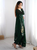 Lovely Green Thread Embroidered Festival Wear Pant Suit - Ethnic Plus In