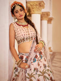Lovely Off - White Printed Traditional Lehenga Choli With Organza Dupatta - Ethnic Plus In