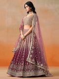 Lovely Pink Georgette Engagement Wear Lehenga Choli - Ethnic Plus In