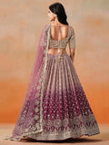Lovely Pink Georgette Engagement Wear Lehenga Choli - Ethnic Plus In