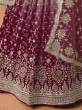 Lovely Pink Georgette Engagement Wear Lehenga Choli - Ethnic Plus In