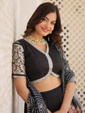 Captivating Black Jacquard Lehenga Choli With Gaji Silk Dupatta