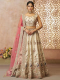 Marvelous Off - White Floral Embroidered Silk Engagement Wear Lehenga Choli - Ethnic Plus In