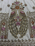 Marvelous Off - White Silk Bridal Lehenga Choli With Double Dupatta - Ethnic Plus In