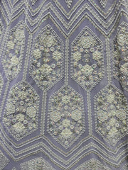 Pleasant Lavender Thread Work Georgette Bridesmaid Lehenga Choli - Ethnic Plus In