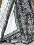 Pretty Black Printed Art Silk Wedding Wear Lehenga Choli With Dupatta - Ethnic Plus In