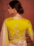 Lavish Lavender Zari Weaving Dola Silk Reception Saree with Blouse