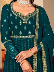 Ravishing Rama Embroidered Georgette Special Occasions Gown