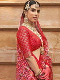 Gorgeous Grey Patola Printed Silk Festival Wear Saree With Blouse