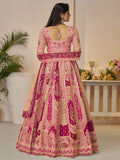 Stunning Orange Patch Work Banarasi Silk Designer Lehenga Choli With Dupatta - Ethnic Plus In