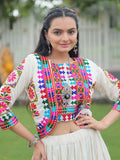 Incredible Off White Silk Embroidered Lehenga Choli With Koti