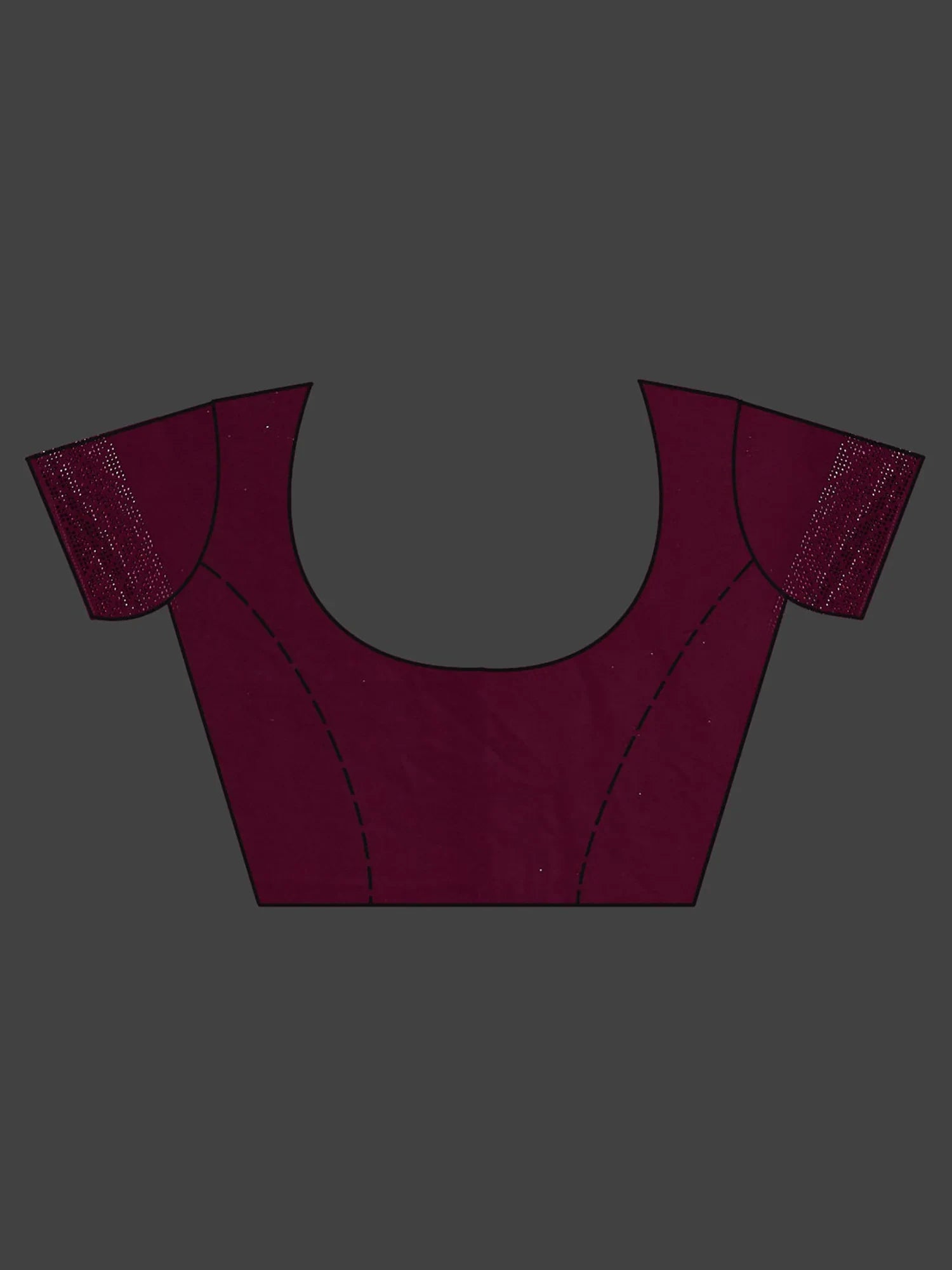 Precious Maroon Sequins Georgette Cocktail Party Wear Saree