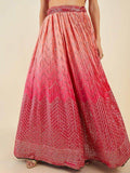 Mesmerizing Pink Sequins Art Silk Festival Wear Lehenga Choli