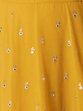 Attractive Yellow Sequins Georgette Haldi Wear Lehenga Choli