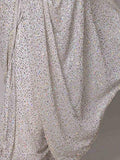 Beautiful White Sequins Georgette Party Wear Saree With Blouse