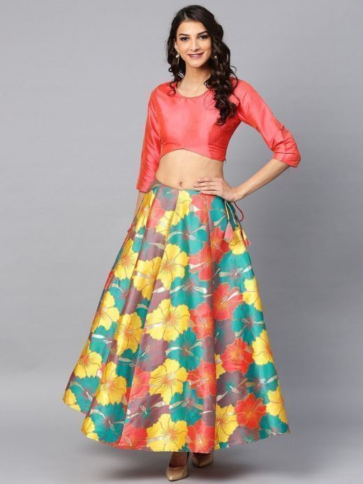Buy Pink Embroidered Sequin Lehenga Choli Online At Zeel Clothing