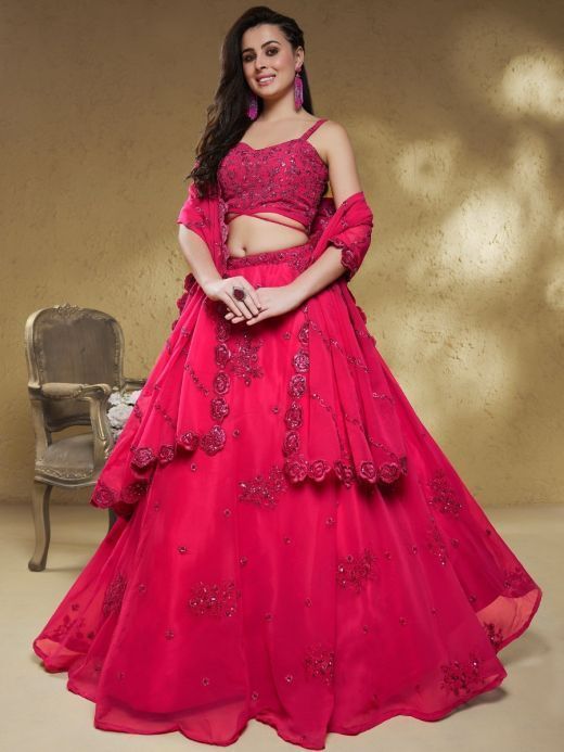 Coral Pink Size 38 Lacha in 2024 | Womens trendy dresses, Designer dresses  indian, Latest bridal dresses