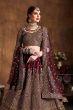Maroon Sequins Raw Silk Wedding Lehenga Choli With Dupatta (Default)