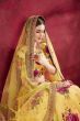 Yellow Banglori Silk Bridal Lehenga Choli With Dupatta (Default)