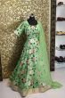 Alia Bhatt Green Taffeta Silk Digital Printed Gown