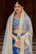 Sky Blue Embroidery Art Silk Bridal Lehenga Choli (Default)
