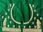Outstanding White & Green Embroidered Silk Bridal Panetar Lehenga Choli