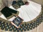 Stunner Timber Green Zari Embroidery Silk Festive Wear Lehenga Choli