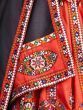 Fabulous Red Gamthi Work Silk Navratri Wear Rajwadi Chaniya Choli