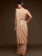 Ivory Fully Sequined Georgette Party Wear Saree