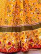 Graceful Yellow Digital Printed Silk Lehenga Choli With Dupatta