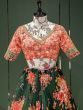 Alluring Green Sequins Embroidery Organza Wedding Wear Lehenga Choli 