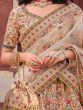 Prominent Peach Heavy Embroidery Silk Wedding Wear Lehenga Choli
