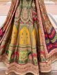 Awesome Multi Floral Sequins Embroidered Silk Lehenga Choli