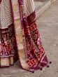 Lavish Maroon Weaving Patola Silk Festive Wear Saree (Default)