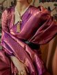 Stunning Purple Woven Kanchivaram Silk Bridal Saree