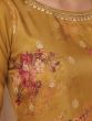 Classy Yellow Embroidered Silk Festival Wear Salwar Kameez